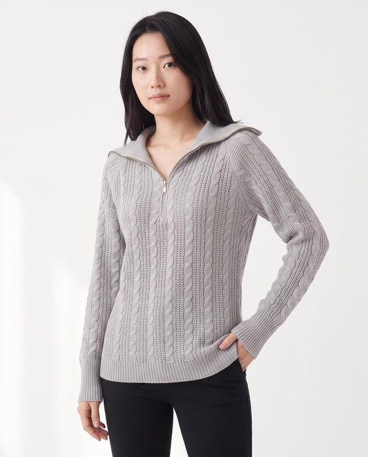 Yuzu Grey Weekend Knit