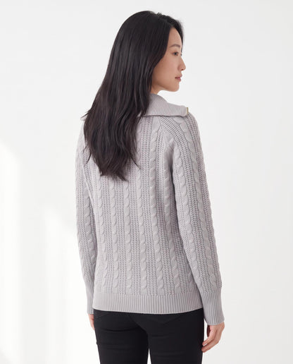 Yuzu Grey Weekend Knit