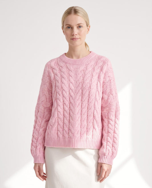 Yuzu Pink Cloud Knit