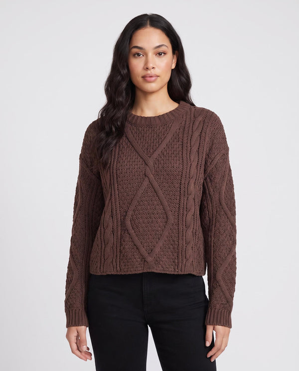 Yuzu Coffee Brown Sweater