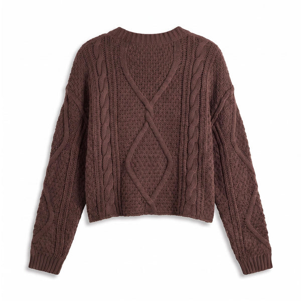 Yuzu Coffee Brown Sweater