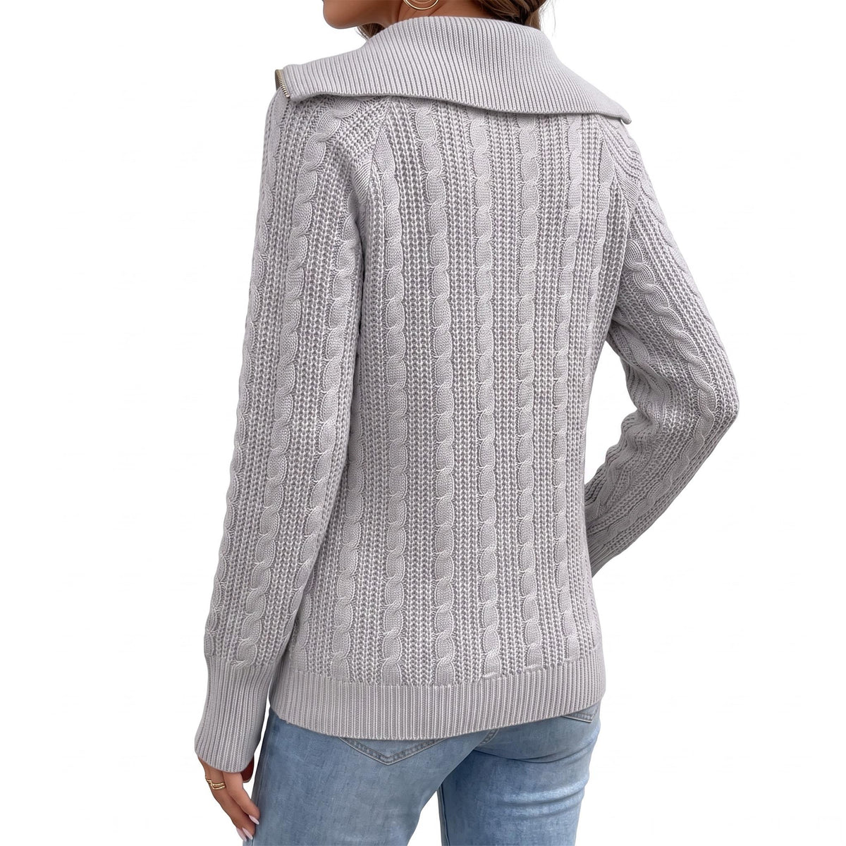 Yuzu Grey Weekend Knit