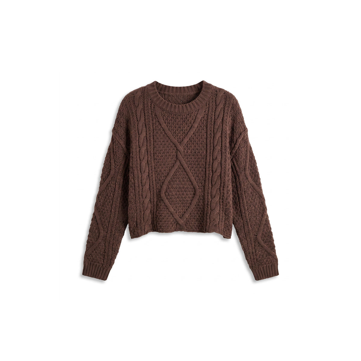 Yuzu Coffee Brown Sweater