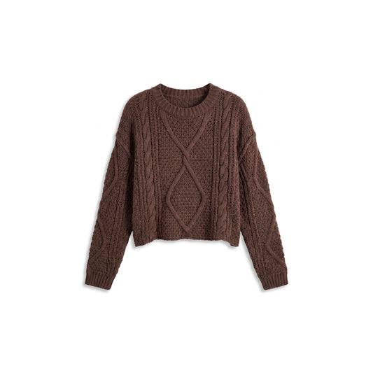 Yuzu Coffee Brown Sweater