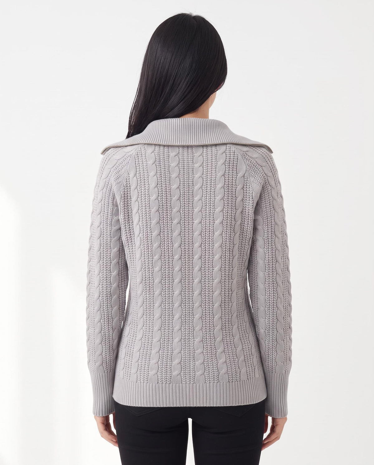 Yuzu Grey Weekend Knit