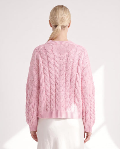 Yuzu Pink Cloud Knit