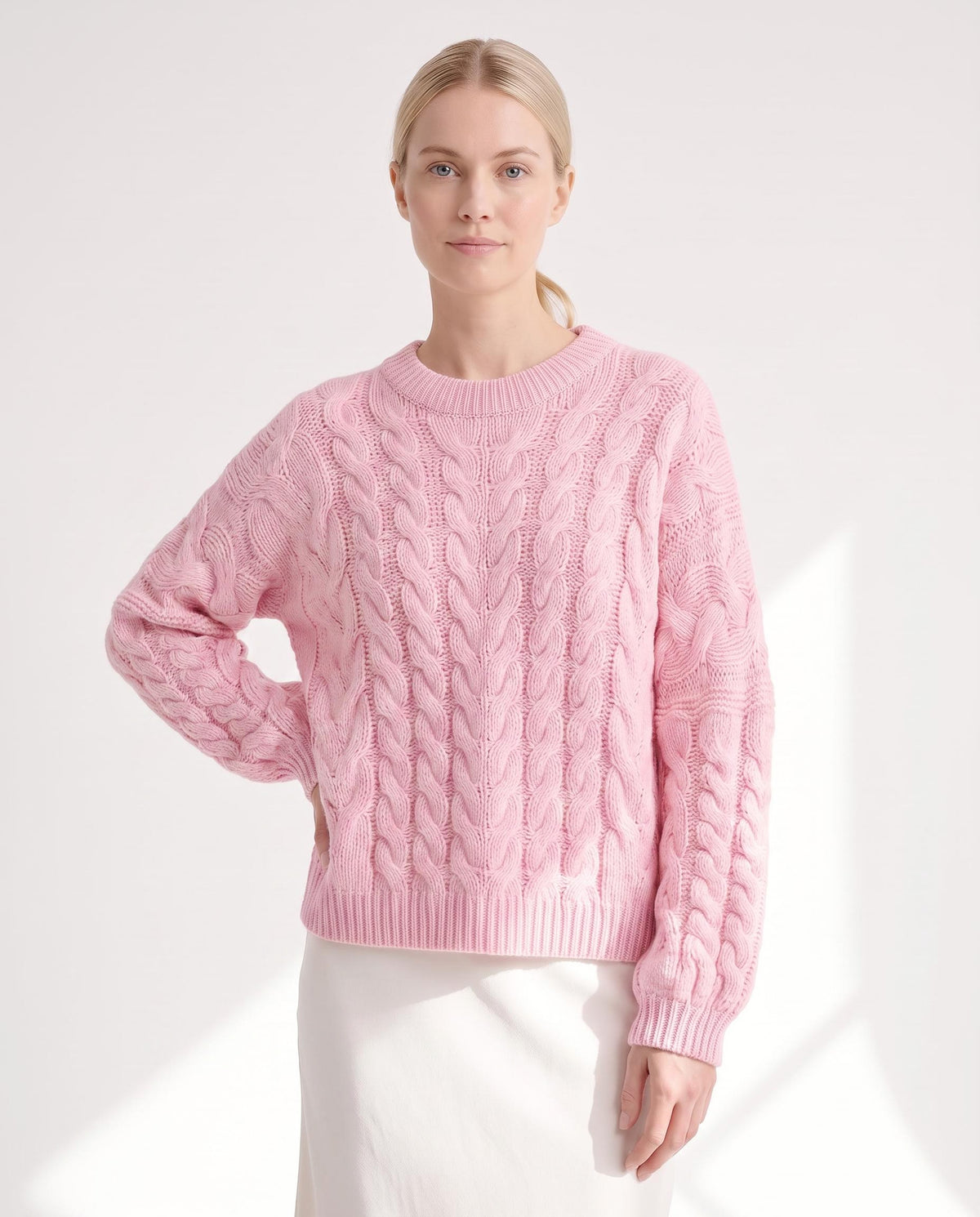 Yuzu Pink Cloud Knit