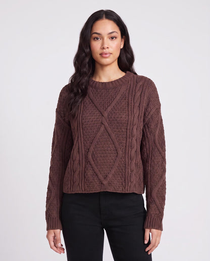 Yuzu Coffee Brown Sweater