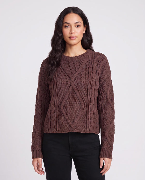 Yuzu Coffee Brown Sweater