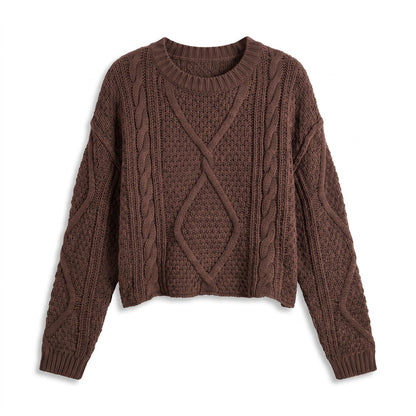 Yuzu Coffee Brown Sweater